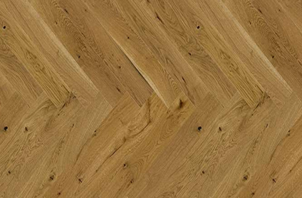 Oak Mainland — Hardwood Herringbone Flooring