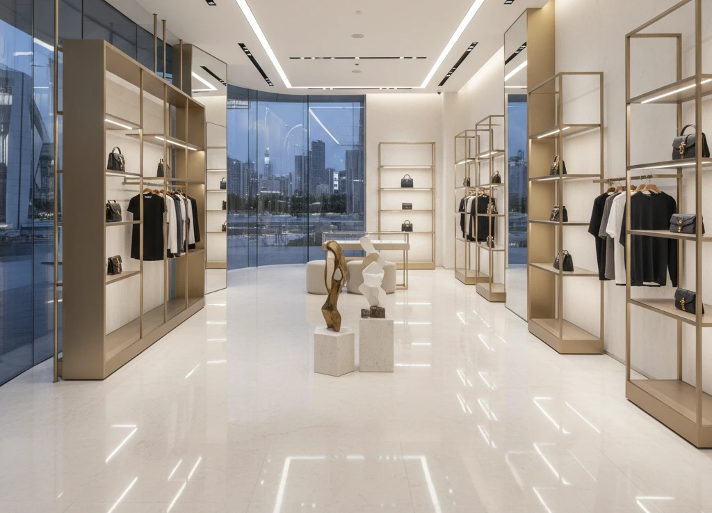 Retail store flooring Dubai